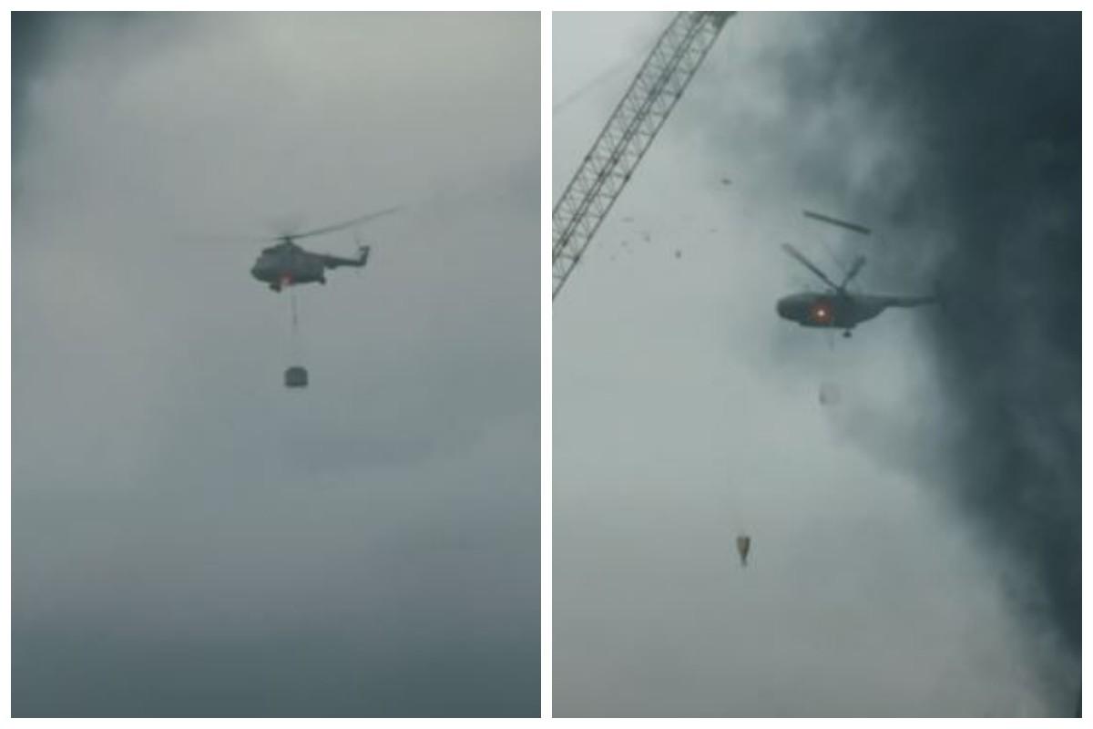 Фото Опубликовано видео катастрофы вертолёта в Чернобыле, снятое новосибирским оператором 3